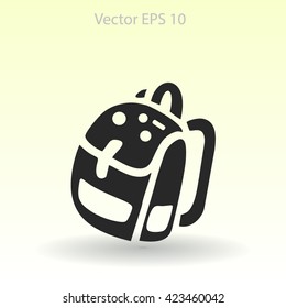 Backpack vector illustration