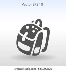 Backpack vector illustration