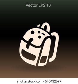 Backpack vector illustration