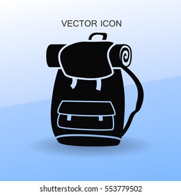 Backpack vector illustration