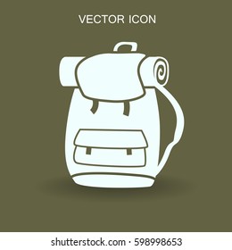Backpack vector illustration