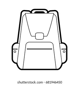 backpack vector illustration