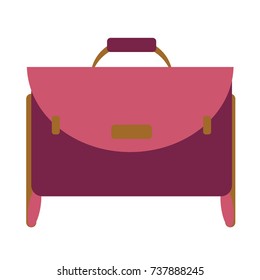 Backpack vector illustration. Doodle style. Design, print, logo, symbol, decor, textile, paper.