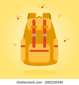 Backpack vector illustration MBE style