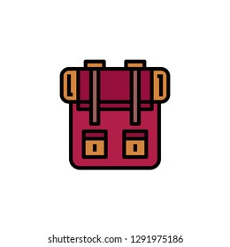 Backpacker Icon Template