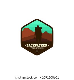 Backpacker Logo Design