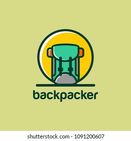 Backpacker Logo Design