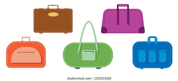 Backpacks, bags. Travel bag,trip baggage, case for journey vacation tourism.