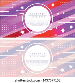 Backround blue red and pastel colour set design vector