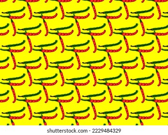 
backround of colorful chili patterns eps.10