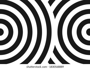 backround patern BLACK block, black backround round shape spiral black and white abstract