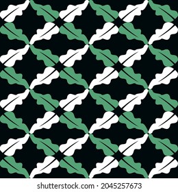 Backround pattern design of palm leaf repetition