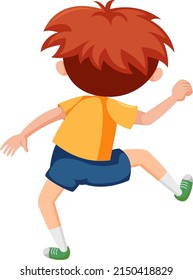 Ilustración del niño en la guardería
