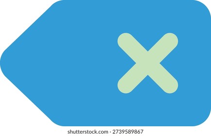 backspace duo tone icon editable vector