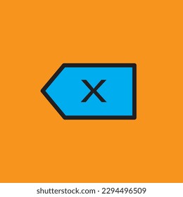 The Backspace icon design features a left-pointing arrow indicating the removal of text or other content with a minimalist design.