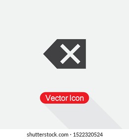 Backspace Icon Vector Illustration Eps10