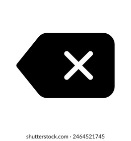 Backspace Icon Vector Symbol Design Illustration