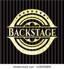 Backstage gold badge