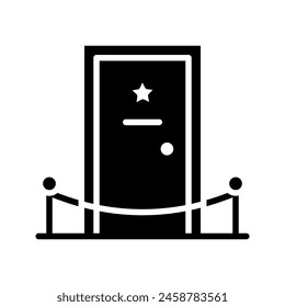 Backstage icon. sign for mobile concept and web design color editable