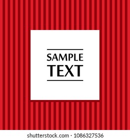 Backstage red curtains vector illustration preset clip art, isolated on white