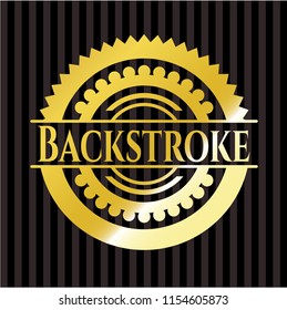 Backstroke gold emblem