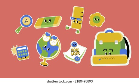 Back-to-school is just around the corner! Get your kids excited for the new school year with these fun stickers. They’ll love decorating their notebooks and lockers with these cute images.