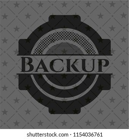 Backup black emblem