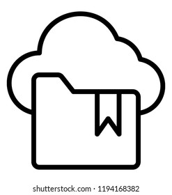 A backup bookmarked folder with the cloud for cloud data migration 