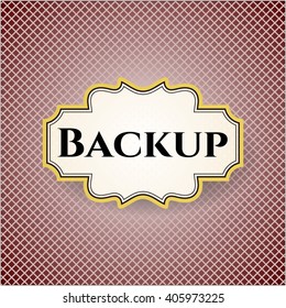 Backup colorful card
