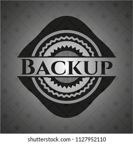 Backup dark badge