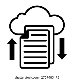 Icono de archivo de copia de seguridad Estilo mixto Ilustración vectorial