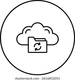 Backup File vector icon. Can be used for printing, mobile and web applications.