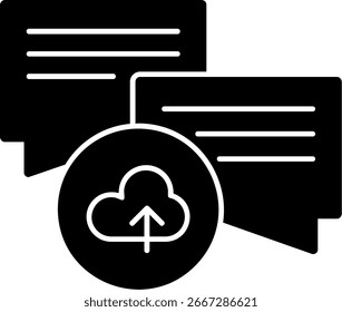 Copia de seguridad de diseño de icono de Vector de glifo