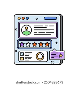 Backup Hub Fill Color Icon, Vector illustration