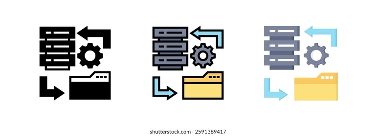 Backup Icon Element For Design