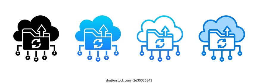 Backup icon sheet multiple style collection