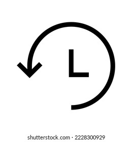 Icono de respaldo Ilustración de diseño de símbolo del vector