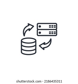 backup icons  symbol vector elements for infographic web