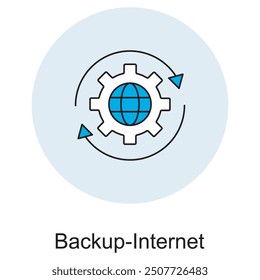 Backup Internet Icon, Reliable Backup Internet Connectivity and Failover Solution