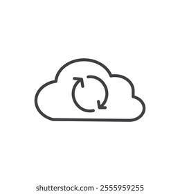 Backup isolated icon. vector illustration.