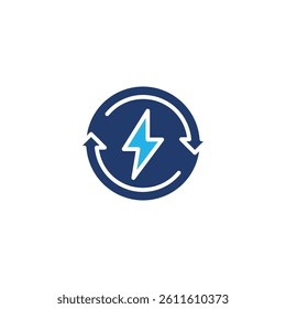 backup power engine colored icon vector design good for web or mobile app