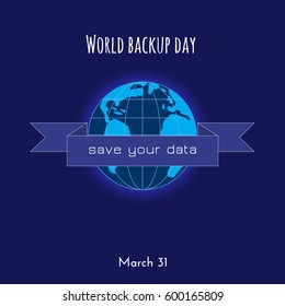 Backup and restore data ribbon badge