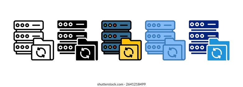 Backup And Restore Icon Element For Design