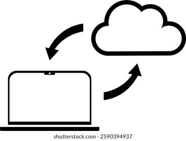 Backup and Restore Icon Vector in High Resolution