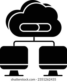  backup transfer glyph icon design style 