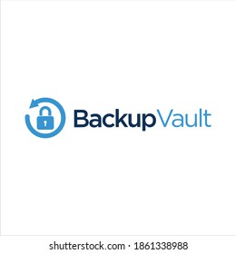 backup vault safety logo design