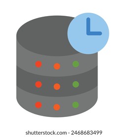Backup  vector Flat Icon design 