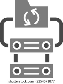 Backup vector icon. Can be used for printing, mobile and web applications.