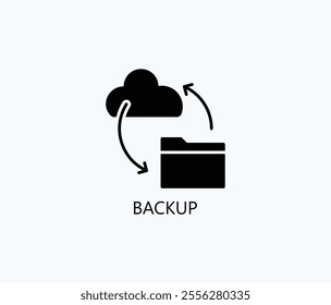 Backup Vector, Icon Or Logo Sign Symbol Illustration