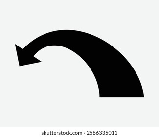 Backward Arrow Back Pointer Before Previous Reply Point Arrowhead Next Previously Outline Shape Line Graphic Illustration Artwork Vector Sign Symbol